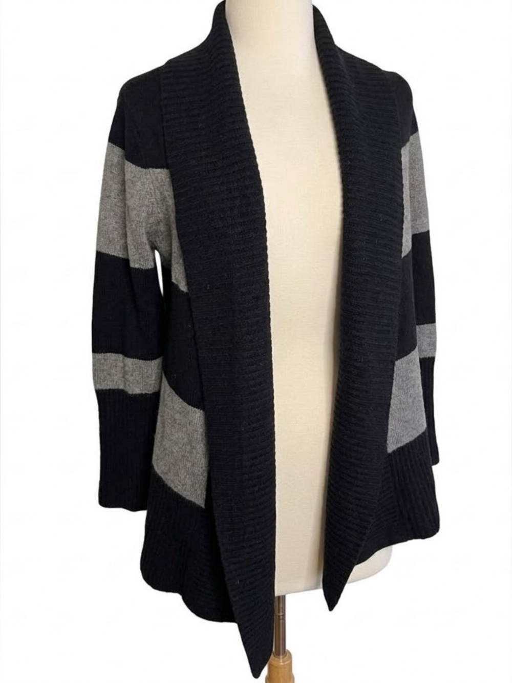 Caslon Wool & Cashmere Shawl Collar Open Cardigan